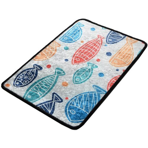 Chilai otirač za kupaonicu sa šarenim motivom riba Color Fish, 60 x 40 cm Cijene