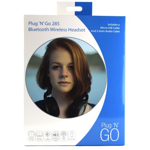 Pama slu&amp;scaron;alke bluetooth z mikrofonom PNG285 črne Slike