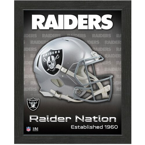 The Highland Mint las vegas raiders team helmet frame fotografija v okvirju Cene