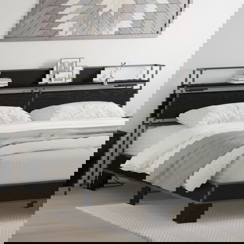 vidaXL Skladišno uzglavlje Crni hrast 200 cm Konstruirano drvo Cijene