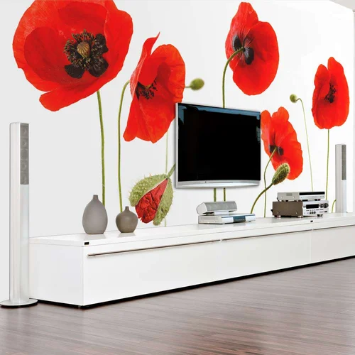  tapeta - Red poppies summertime reminiscence 200x154