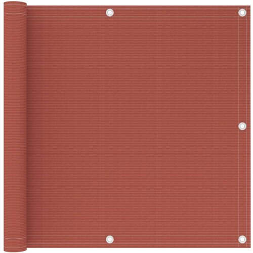 VidaXL balkonski zastor terakota 90 x 300 cm HDPE Slike
