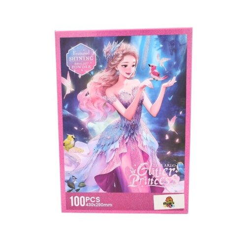  Puzzle glitter princess 100 pcs 88901 ( 91/71635 ) Cene