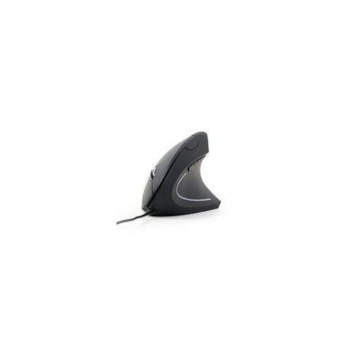 Gembird Ergonomic Optical Mouse 1200-3200 DPI, 6 Buttons, USB, Black, Cable 1.35m Cene