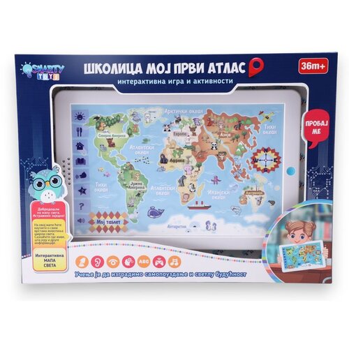  Tablet Smarty &Scaron;kolica - Moj Prvi Atlas Cene