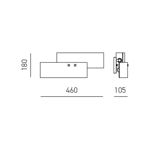 Gea Luce LARA A P oro - Zidna svetiljka LARA 2xE14/42W/230V zlatna Slike