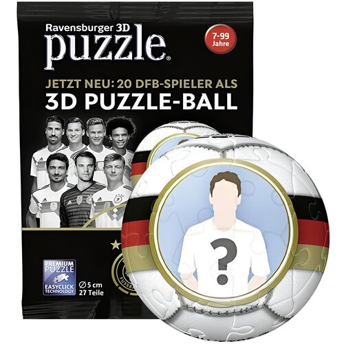 Ravensburger Nem&scaron;ko svetovno prvenstvo v nogometu 2018 3D sestavljanka 27 paketov skrivnostnih žogic, Ve?barvno, (21552495) Cene