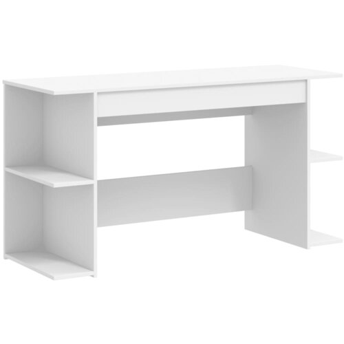 Maison Chic pisalna miza - računalniška miza bela 140x50x75 cm inženirski les, (21785046) Cene