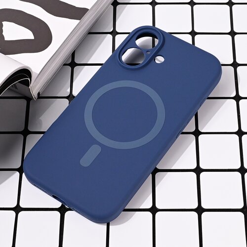  Torbica Magsafe Pure color za iPhone 16 6.1 plava Slike