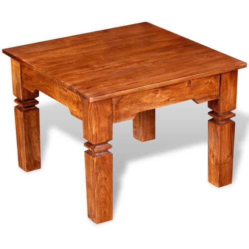 The Living Store Klubska mizica iz trdnega lesa 60x60x45 cm - Klubska Mizica, (21573629) Cene