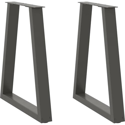vidaXL Noge kavne mizice V-oblika 2 kosa antracit 50x(72-73) cm jeklo Cene