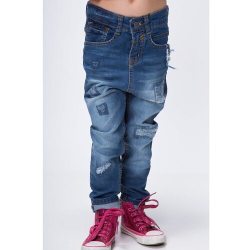 Fasardi Denim jeans with a lowered crotch Slike