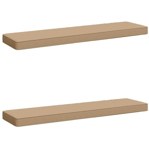  Jastučići za klupe - 2 dijela VUGHT 2 pcs 100% poliester - Pje&scaron;čana (melange) 100 x 30 cm 2 Cijene