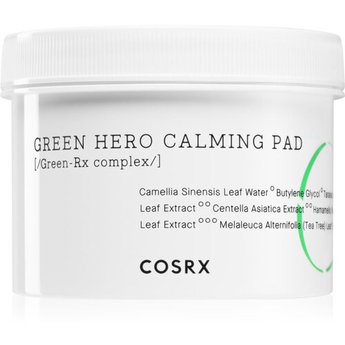 Cosrx One Step Green Hero Calming intenzivno revitalizacijske blazinice s pomirjajočim učinkom 70 kos Cene