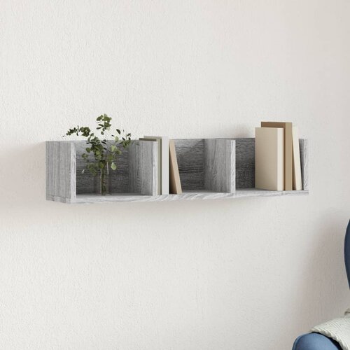 vidaXL Zidni ormarići siva sonome 75x18x16 5cm konstruirano drvo Cijene