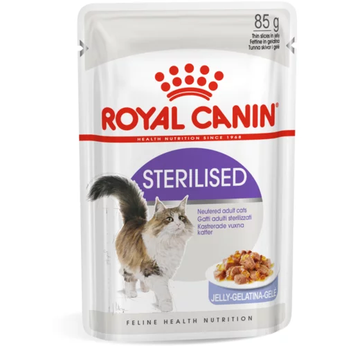 Royal Canin Sterilised v želeju - Varčno pakiranje: 48 x 85 g
