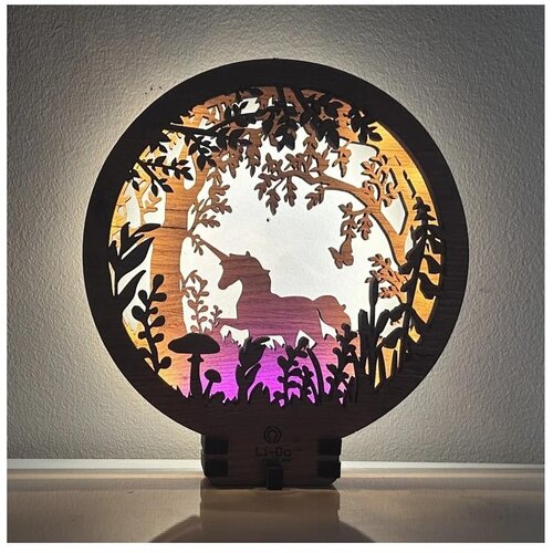  Li-Go 23568/DUB2 - LED prigušiva stona dekoracija LED/12W/230V 20x22 cm hrast Cene
