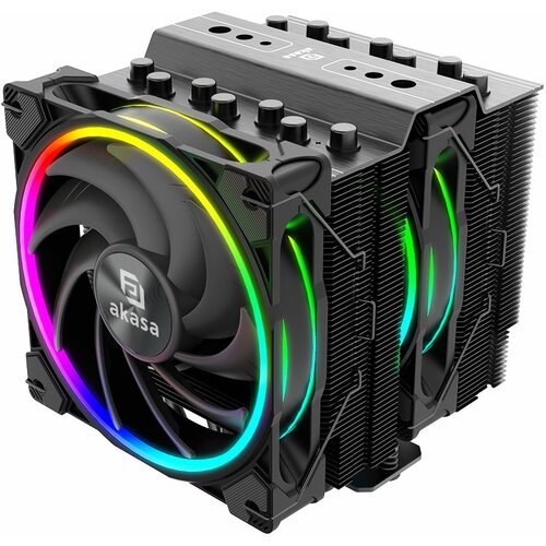 Akasa SOHO H7 Processor Air cooler 12 cm Black 1 pc(s) Slike