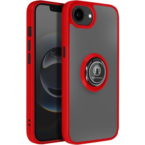 AVIZAR Etui za iPhone 17e s prstanastim stojalom in magnetno pritrditvijo, Rdeča, (5000274184) Cene
