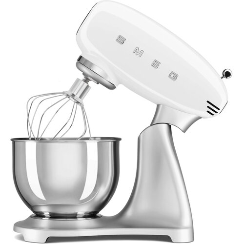 Smeg SMF04WHEU Kuhinjski aparat bel 50&amp;#039;s stil, 4,8 litrska posoda za me&amp;scaron;anje in dodatki Slike