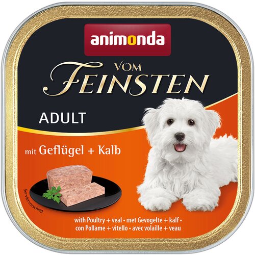  Varčno pakiranje animonda vom Feinsten 24 x 150 g - Adult brezžitna: perutnina & teletina Cijene