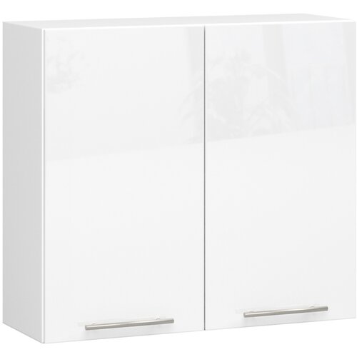 AKORD VISIČNI KUHINJSKI KABINET OLIVIA V 80cm BELE-BELE SIJAJ H720, (21713598) Cene