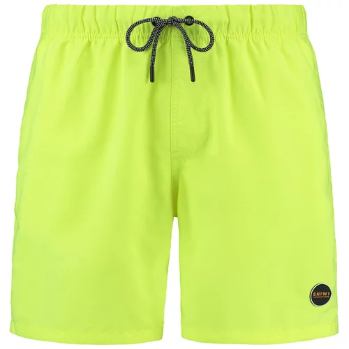Shiwi Kratke kopalne hlače 'Mike' neonsko rumena