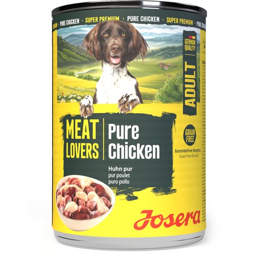  Ekonomično pakiranje Josera Meatlovers Pure 12 x 400 g - Piletina (novi dizajn) Cijene