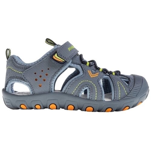 Pablosky Sandali & Odprti čevlji BLACK Steel Baby Sandals 981910 - Blue-Orange-Neon Yellow Modra Cene