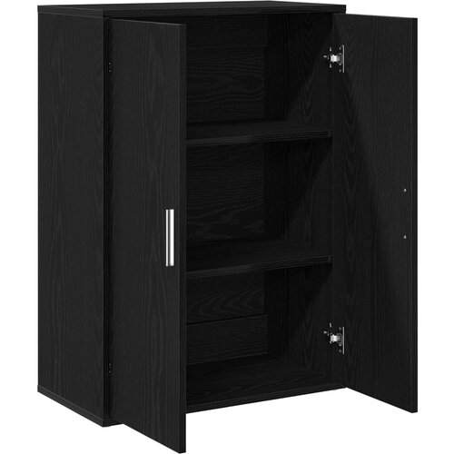 vidaXL Sideboard Crni Ljesak 60x31x84 cm Inženjerska drvo Cene