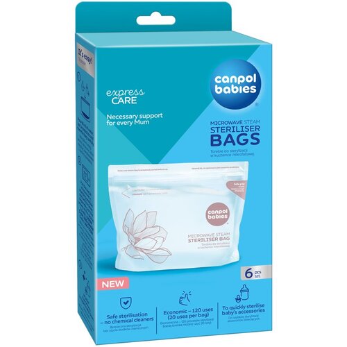 Canpol Microwave Sterilization Bags vrećice za sterilizaciju za mikrovalnu 6 kom Cijene