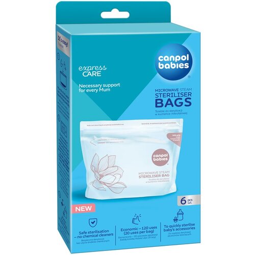 Canpol Microwave Sterilization Bags vrečke za sterilizacijo za mikrovalovno pečico 6 kos Cene