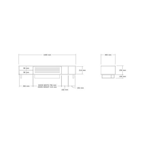 Hanah home tv polica safir travertine Slike
