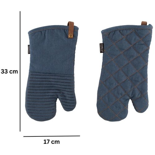 Tiseco Home Studio Kuhinjske rokavice v kompletu 2 ks Indigo &amp;ndash; Slike