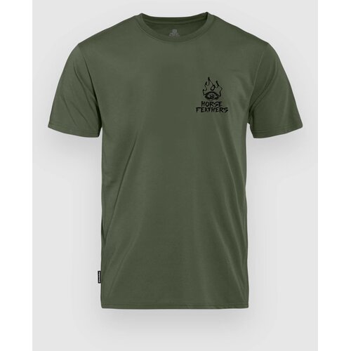 Horsefeathers Majica Reckless Tech T-Shirt Thyme S Cene