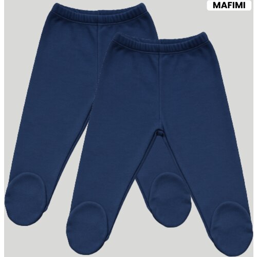 Mafimi Pamučne Pantalonice sa stopicom set od 2 - Teget Cene