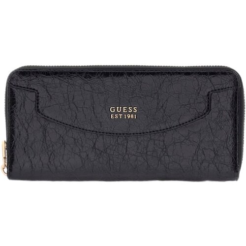 Guess Denarnice Antonia Slg Large Zip Around Črna Slike