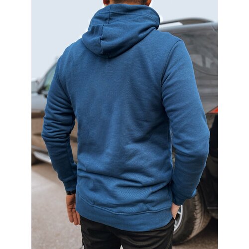 DStreet Men's blue sweatshirt with print Slike