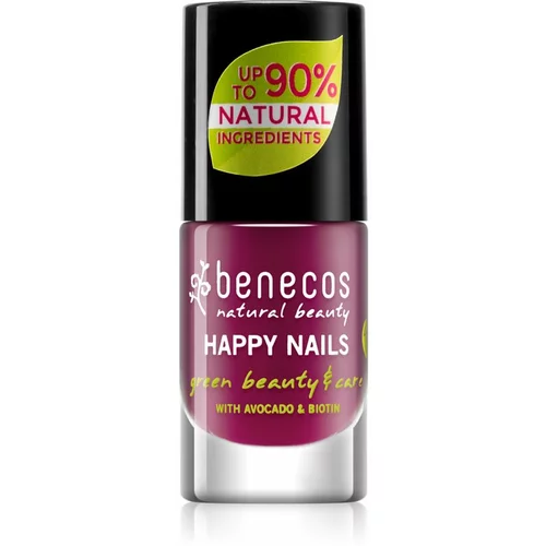 Benecos Happy Nails lak za njegu noktiju nijansa Wild Orchid 5 ml