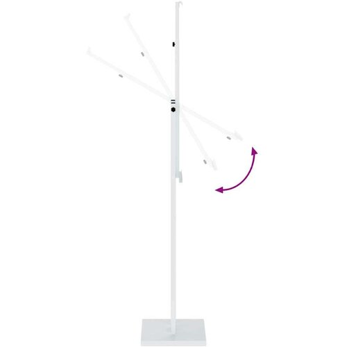  Stalci za sajmove Bijelo 26 5 x 26 5 x 127 cm Čelik Slike
