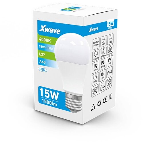 X Wave E27 15W SL-B-A15-4K LED Sijalica 4000K/1500Lm,Bela Cene
