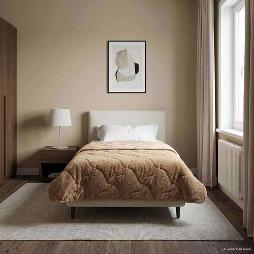  Poletna odeja Taupe 155 x 200 cm Mikrofibra in Teddy flis, (5000284613) Cene