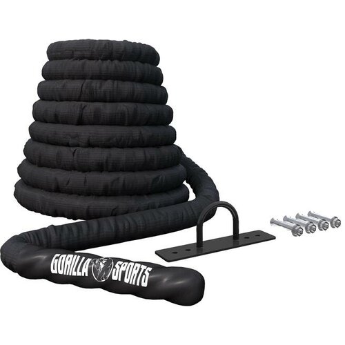 Gorilla Sports kanap za trening ’’Battle Rope’’ sa zidnim nosačem (1500 cm x 3,8 cm) Cene