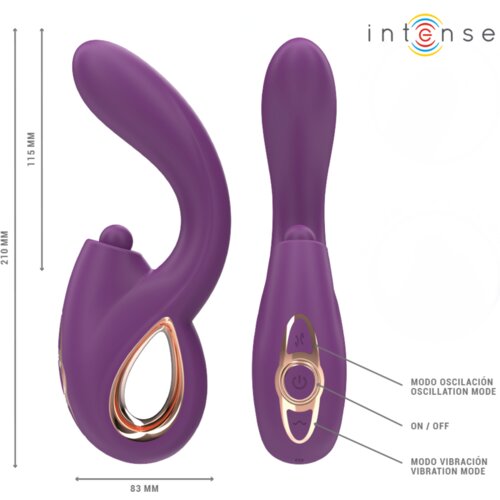 Intense Vibrator Fun Lali Tapping &amp;amp; Thrusting Purple Slike