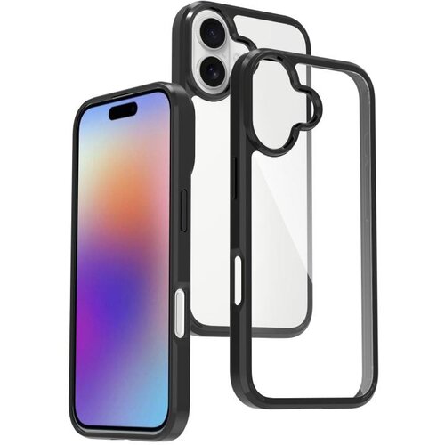 SUNSKY Hybrid ovitek za iPhone 17, Black Cene