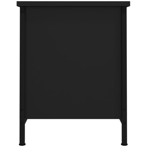 ormarić s vratima crni 100x35,5x45 cm od konstruiranog drva Slike
