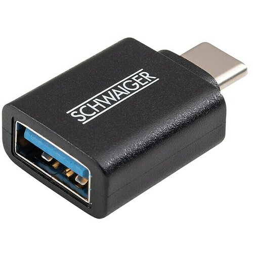 SCHWAIGER USB adapter 45294 (Črne barve, Vtič USB C) Cene