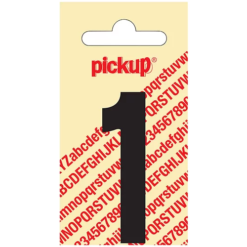  Nalepka Pickup (Motiv: 1, črne barve, višina: 60 mm)