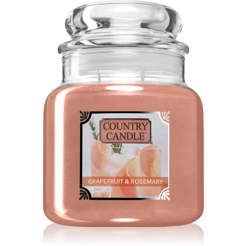 Country Candle Grapefruit & Rosemary dišeča sveča 453 g