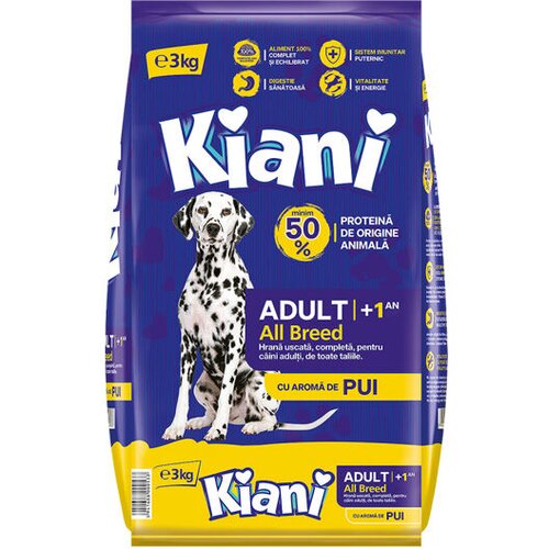 Kiani Suva hrana za pse, Adult, Piletina, 20 kg Cene